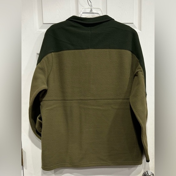 Cotopaxi Men's Large Abrazo Fleece Full-Zip Jacket Green Brown Woods Oak NWT - Picture 6 of 7